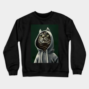 Hoodie Cat Crewneck Sweatshirt